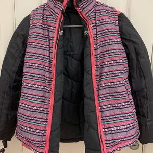 London Fog Reversible Girls Winter Coat